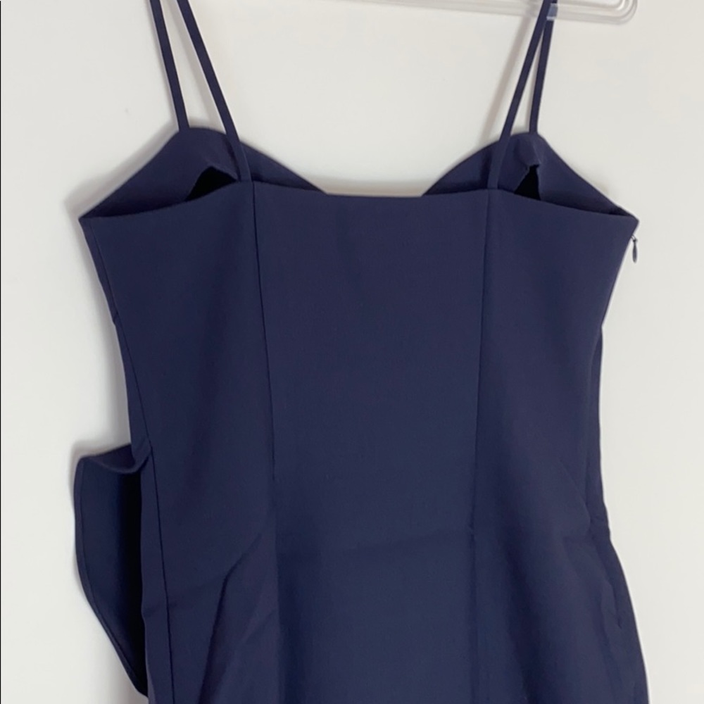 Likely Laverna navy ruffle mini dress size 10 NWT - Picture 5 of 8